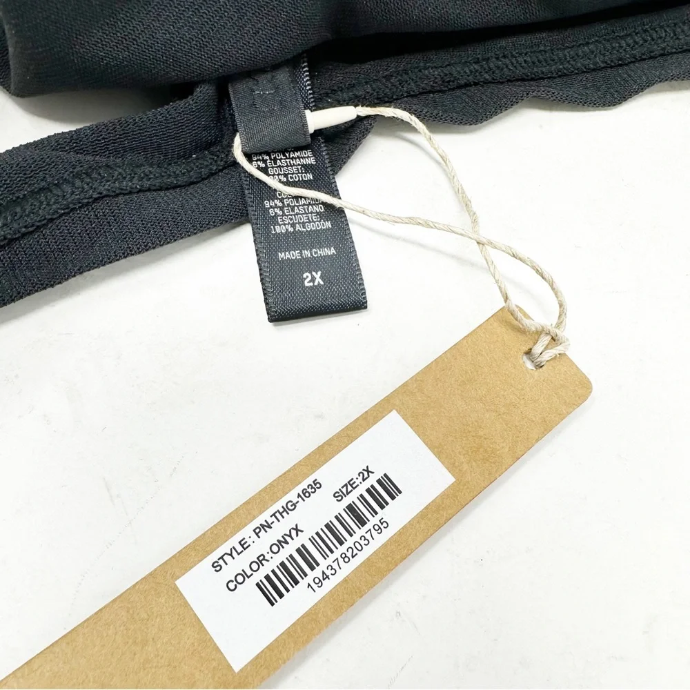 SKIMS Fit Everybody Thong Onyx NWT in Size 2X - Picture 2 of 5